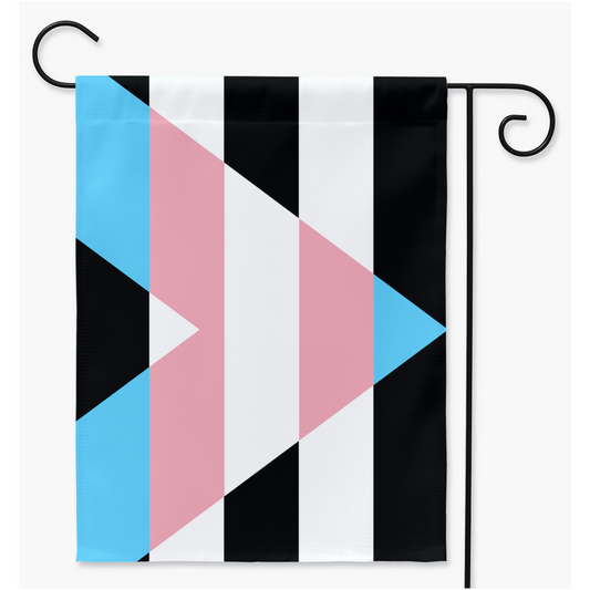 Transgender Ally Yard and Garden Flags | Single Or Double-Sided | 2 Sizes