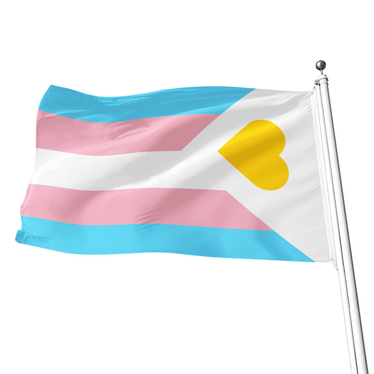 Polyamory - V6 Transgender All-Over Print Flag | 5 Sizes