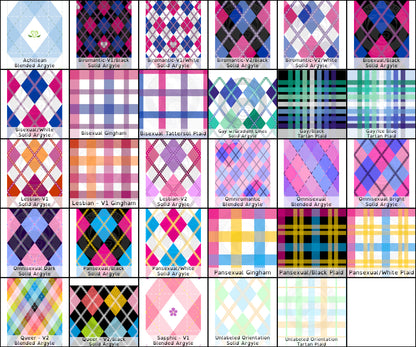 Pride Plaid Silk Fabric | 3 Fabric Types | Choose Your Colourway