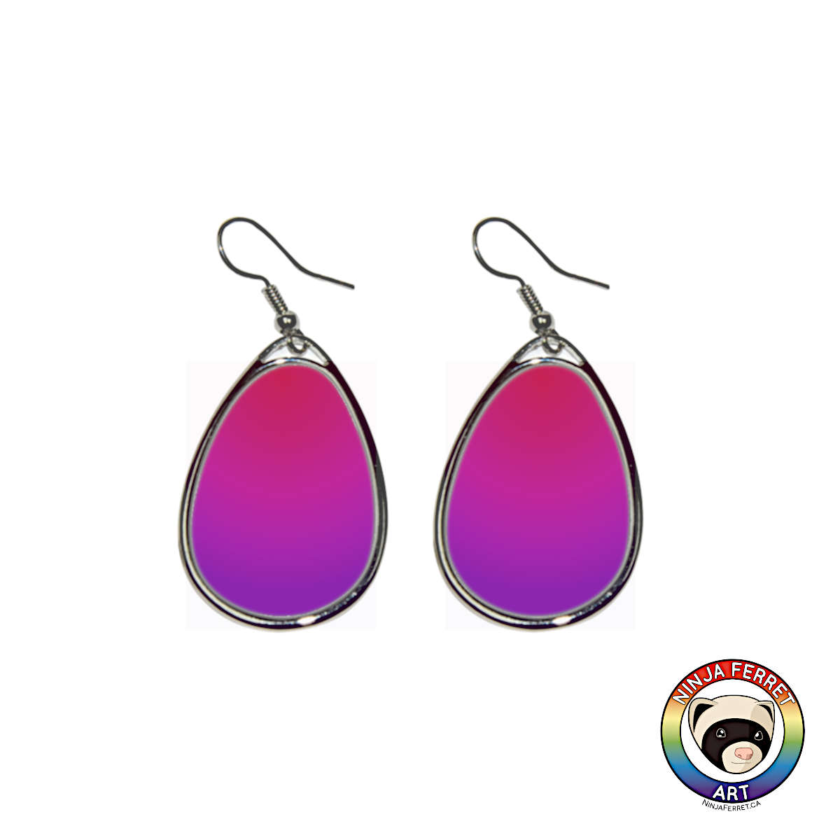Aroace Gradient Oval Earrings | Choose Your Colourway