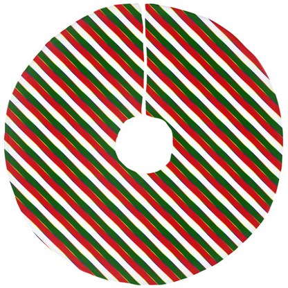 Pride Striped Christmas Tree Skirt | Luxe | Choose Your Colourway