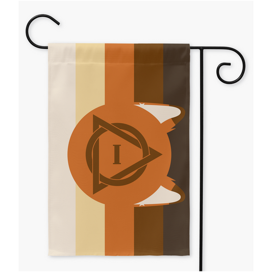 Red Fox Therian Yard and Garden Flags  | Single Or Double-Sided | 2 Sizes