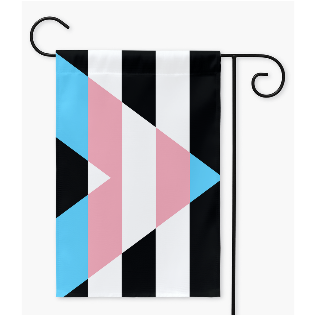 Transgender Ally Yard and Garden Flags | Single Or Double-Sided | 2 Sizes