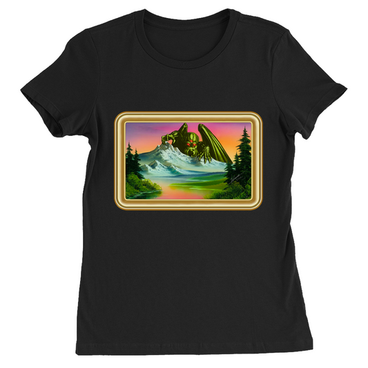 God Over the Mountain Fitted T-Shirts | Bella + Canvas