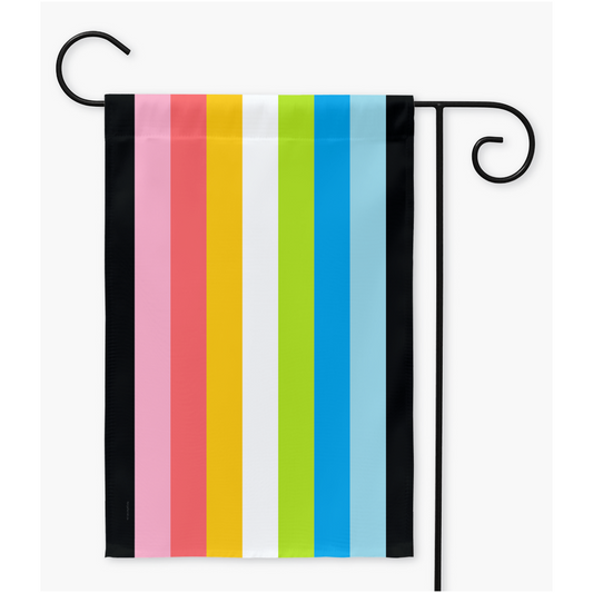 Queer - V2 Yard and Garden Flags  | Single Or Double-Sided | 2 Sizes | Lgbtqia2s - Sexual And Romantic Orientations