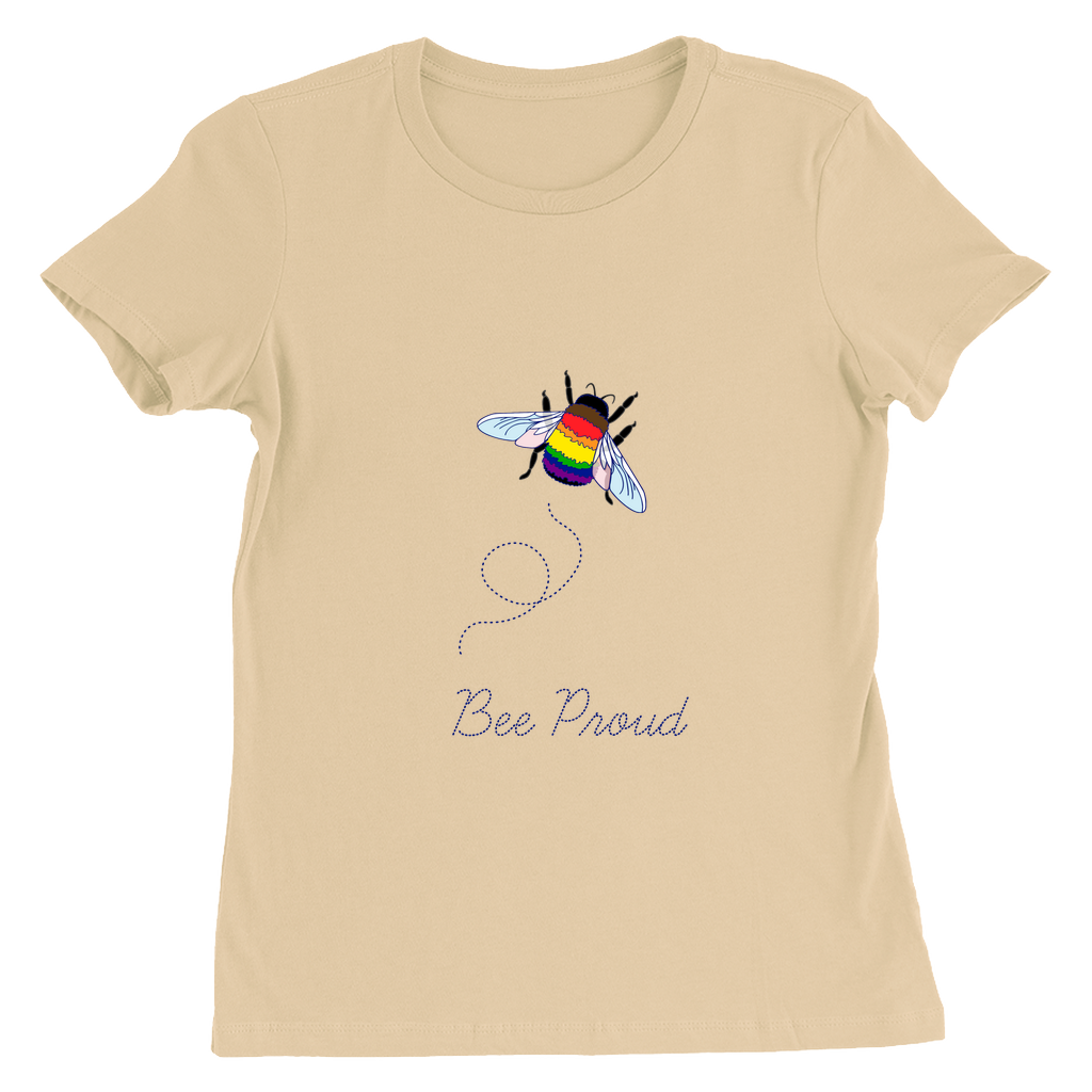 Bumblebee Pride Pun Fitted Tshirts - LIGHT | Choose Your Colourway and Pun | Bella + Canvas