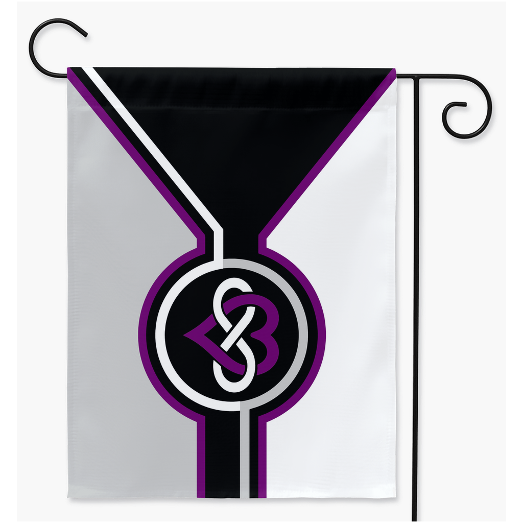 Polyamory - V4 - Demisexual Yard and Garden Flags | Single Or Double-Sided | 2 Sizes