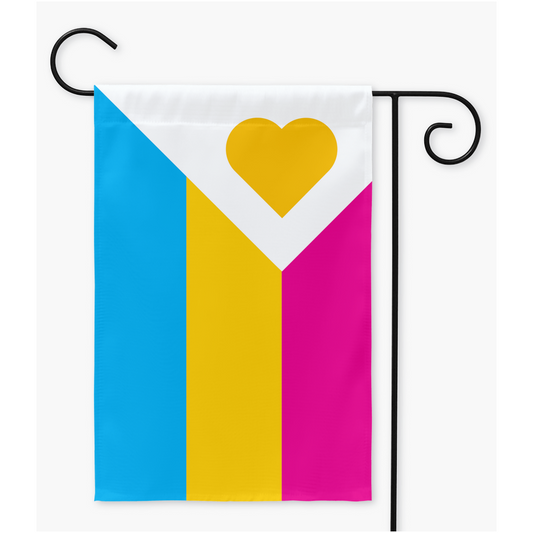 Polyamory Pride - V6 - Pansexual Yard and Garden Flags | Single Or Double-Sided | 2 Sizes