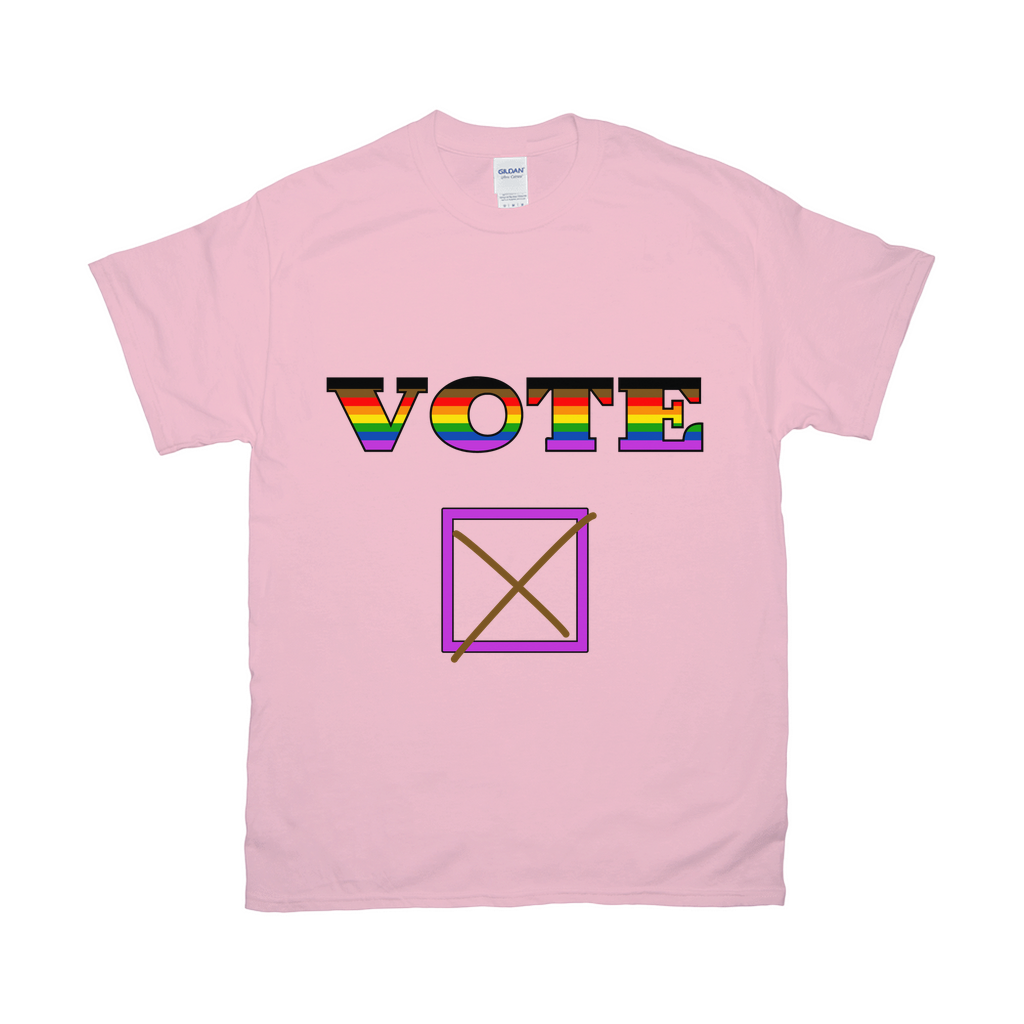 Vote Relaxed Fit Tshirt | Choose Your Pride Colourway