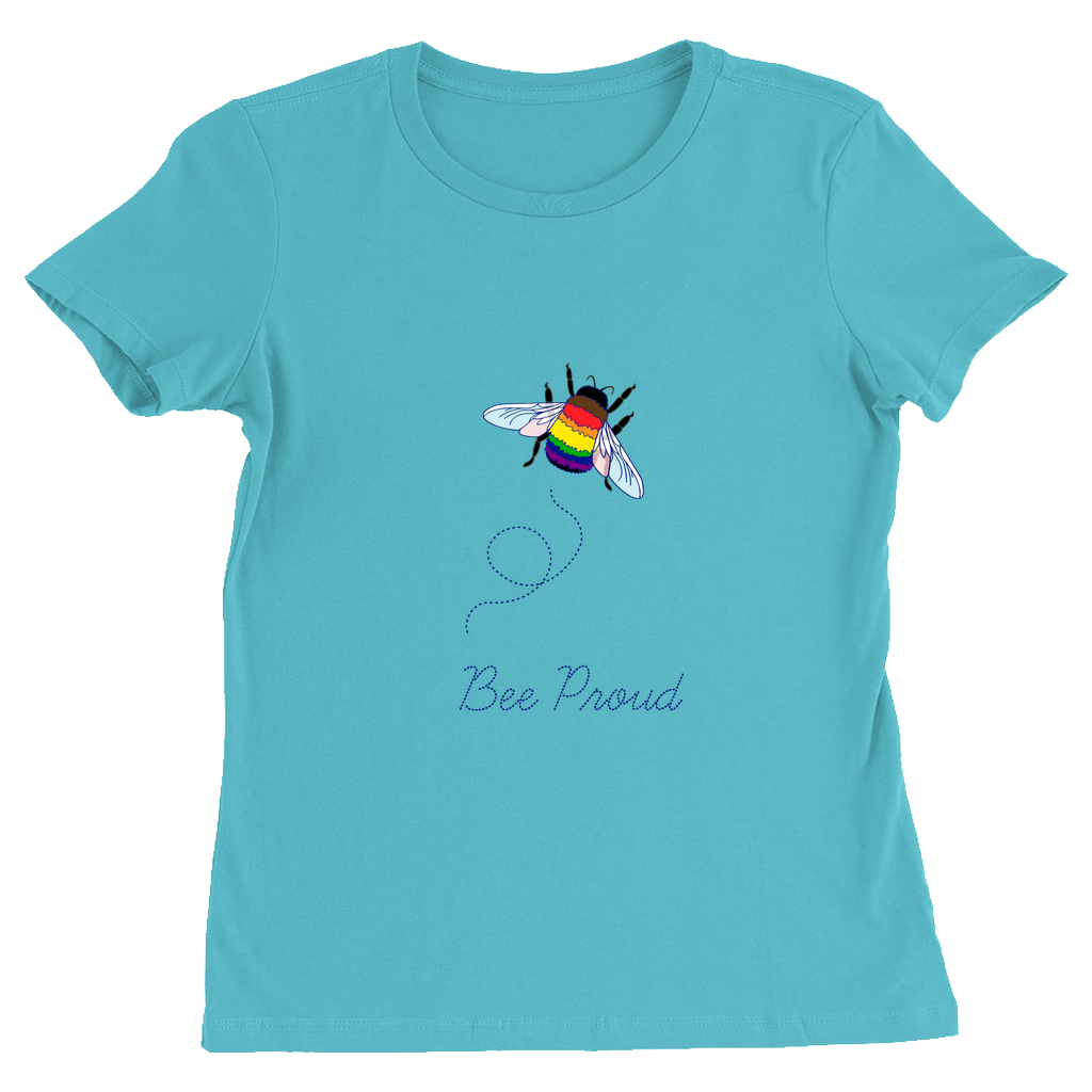 Bumblebee Pride Pun Fitted Tshirts - LIGHT | Choose Your Colourway and Pun | Bella + Canvas