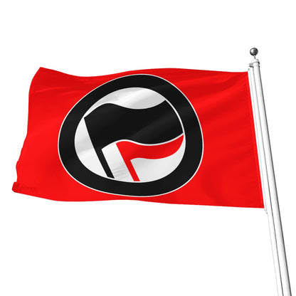 Antifascist All-Over Print Flag | 5 Sizes