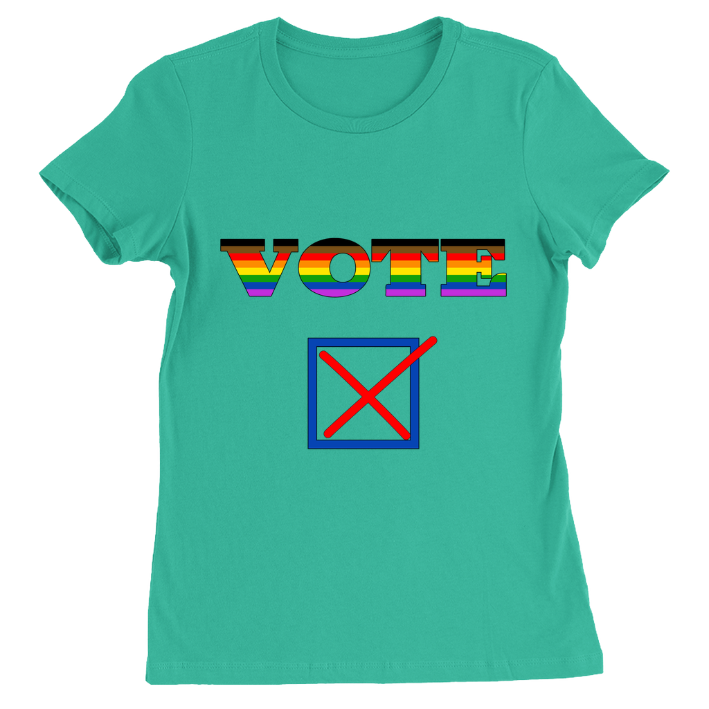 Vote Fitted T-Shirts | Choose Your Colourway | Bella + Canvas