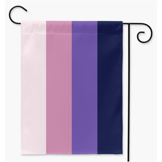 Ace Spec Pride Yard and Garden Flags  | Single Or Double-Sided | 2 Sizes | Aromantic and Asexual Spectrum Yard Flag ninjaferretart