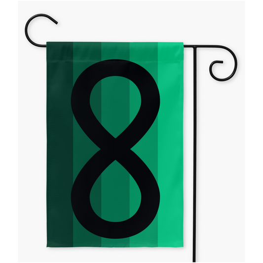 Autigender - V3 Yard and Garden Flags | Single Or Double-Sided | 2 Sizes Yard Flag ninjaferretart