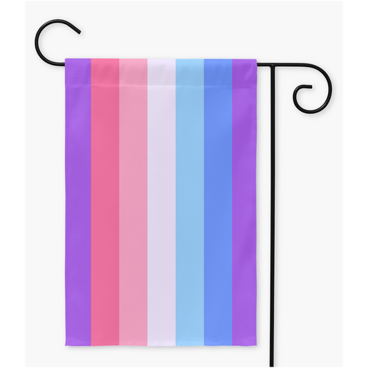Boygirl PrideYard and Garden Flags  | Single Or Double-Sided | 2 Sizes