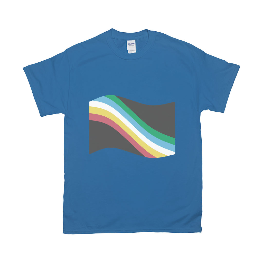 Disability Pride Flag Relaxed Fit Tshirt - LIGHT | Choose Your Flag