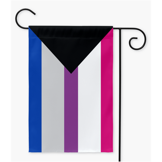 Demisexual Biromantic - V2 Pride Yard and Garden Flags | Single Or Double-Sided | 2 Sizes