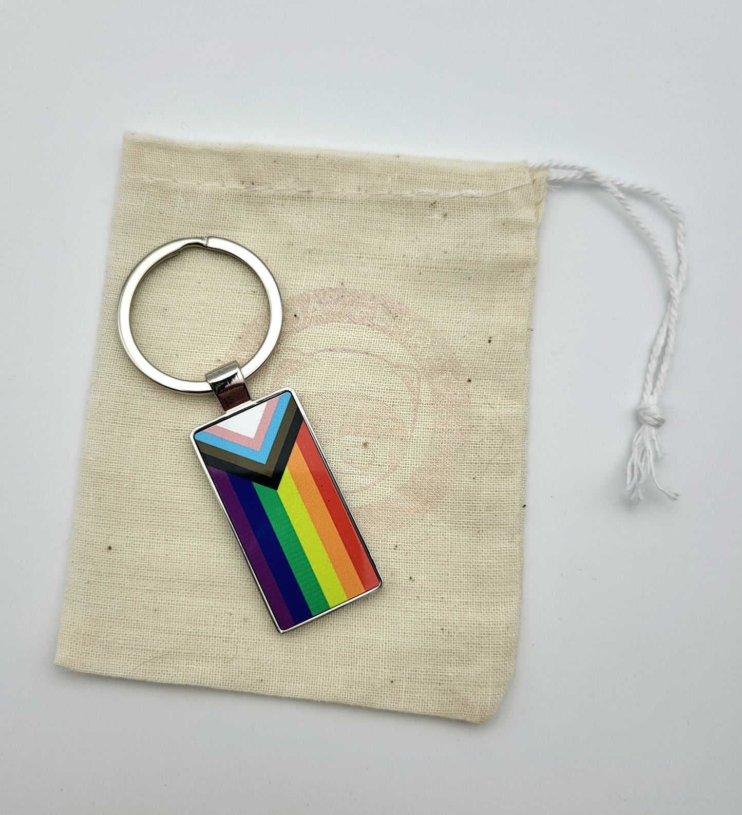 Metal Flag Keychain | Choose Your Flag | Double-Sided