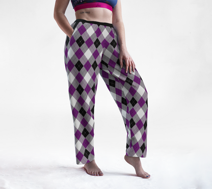 Asexual Argyle Lounge Pants