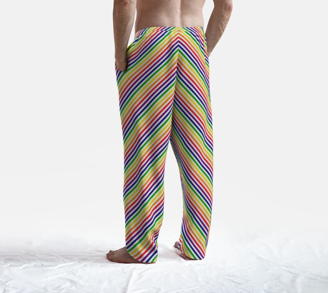 Rainbow Barber Striped Lounge Pants