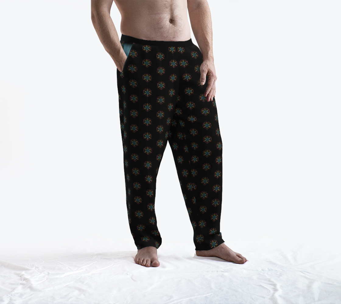 Queer Geometric Spiderweb Lounge Pants