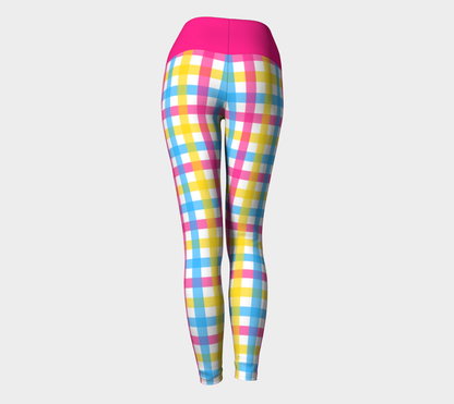 Pansexual Gingham Plaid Yoga Leggings