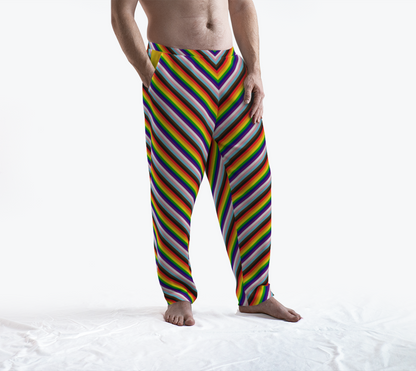 Rainbow Progress Striped Lounge Pants