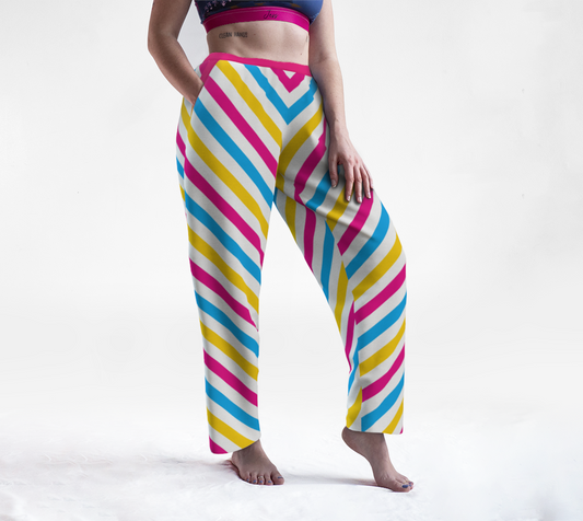 Pansexual Barber Striped Lounge Pants