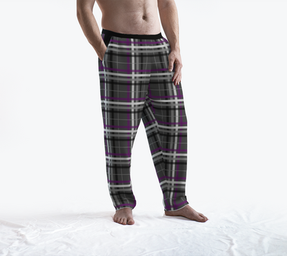 Asexual Plaid Lounge Pants