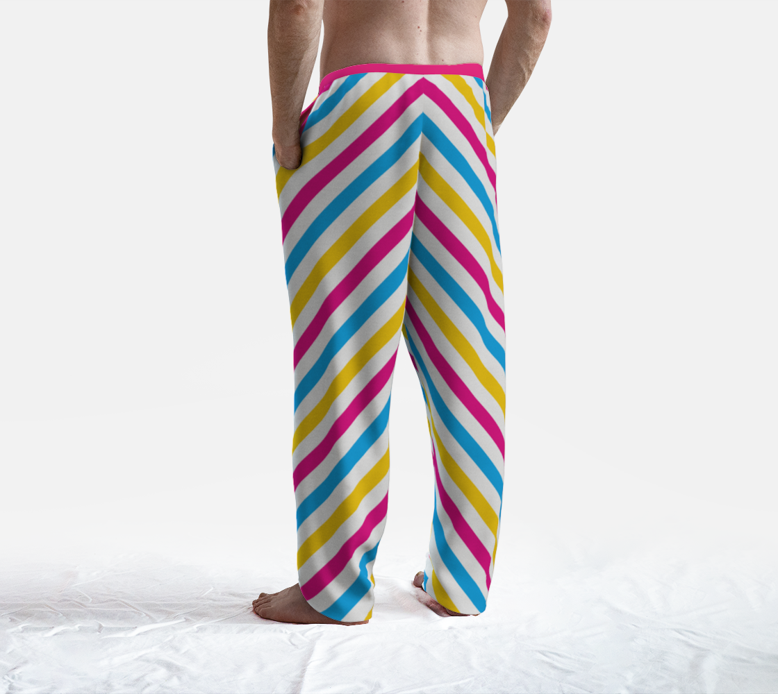 Pansexual Barber Striped Lounge Pants