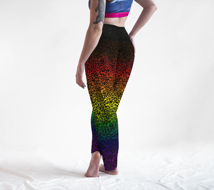 Philly Rainbow Leopard Print Lounge Pants