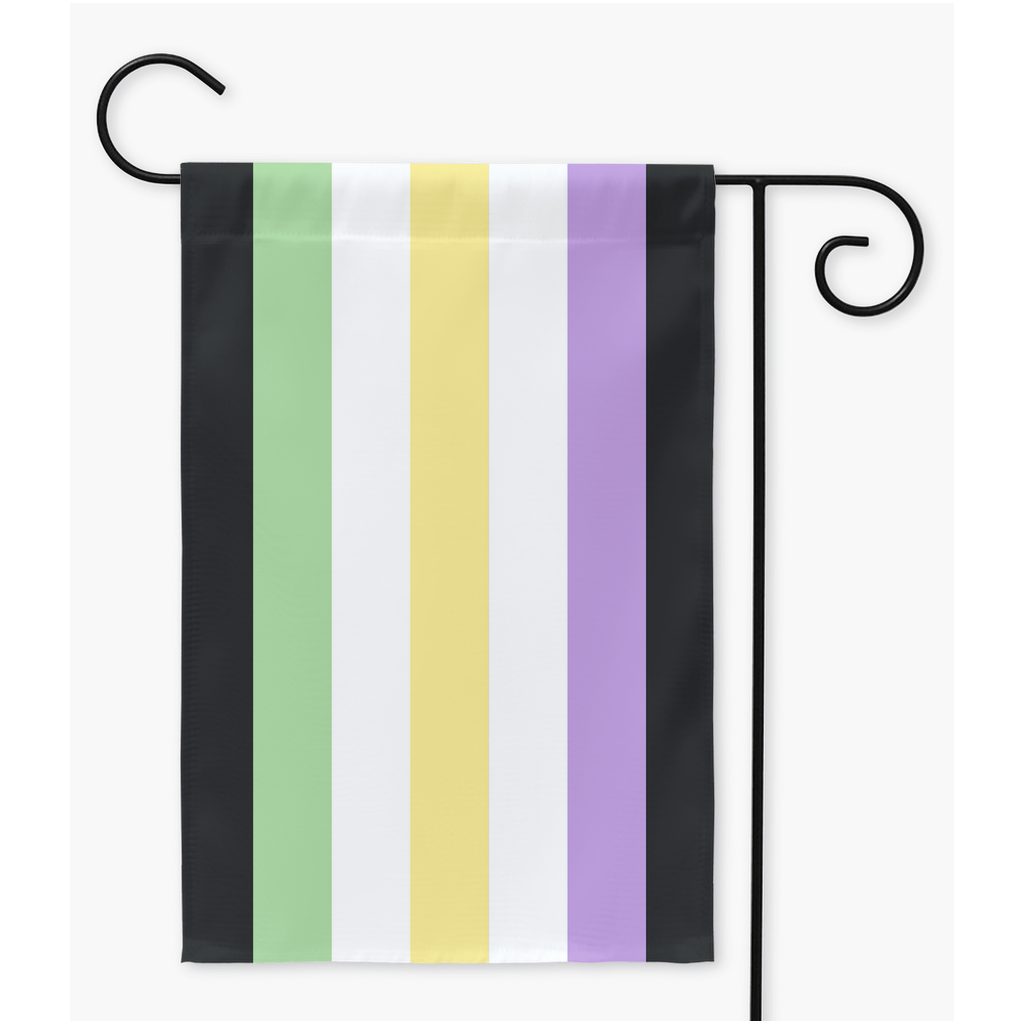 Genderless - V2 Pride Flags  | Single Or Double-Sided | 2 Sizes