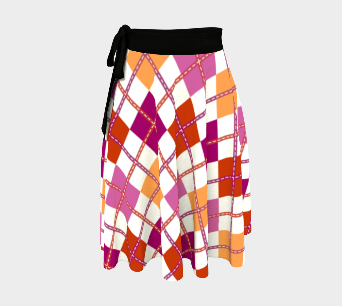 Orientation Pride Plaid Wrap Skirts | Choose Your Pattern and Colourway