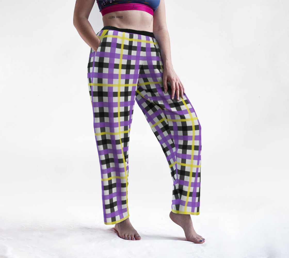 Nonbinary Plaid Lounge Pants