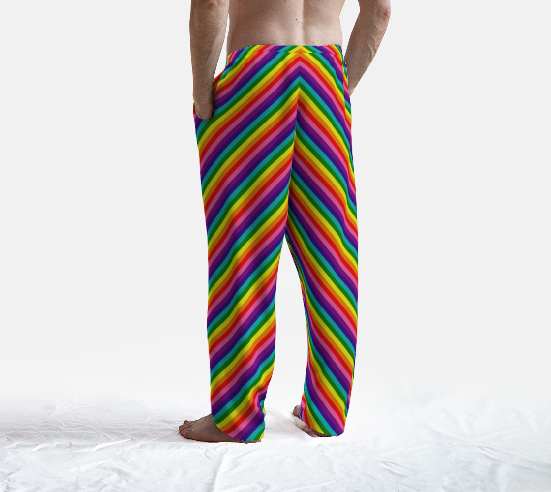 Original Rainbow Striped Lounge Pants