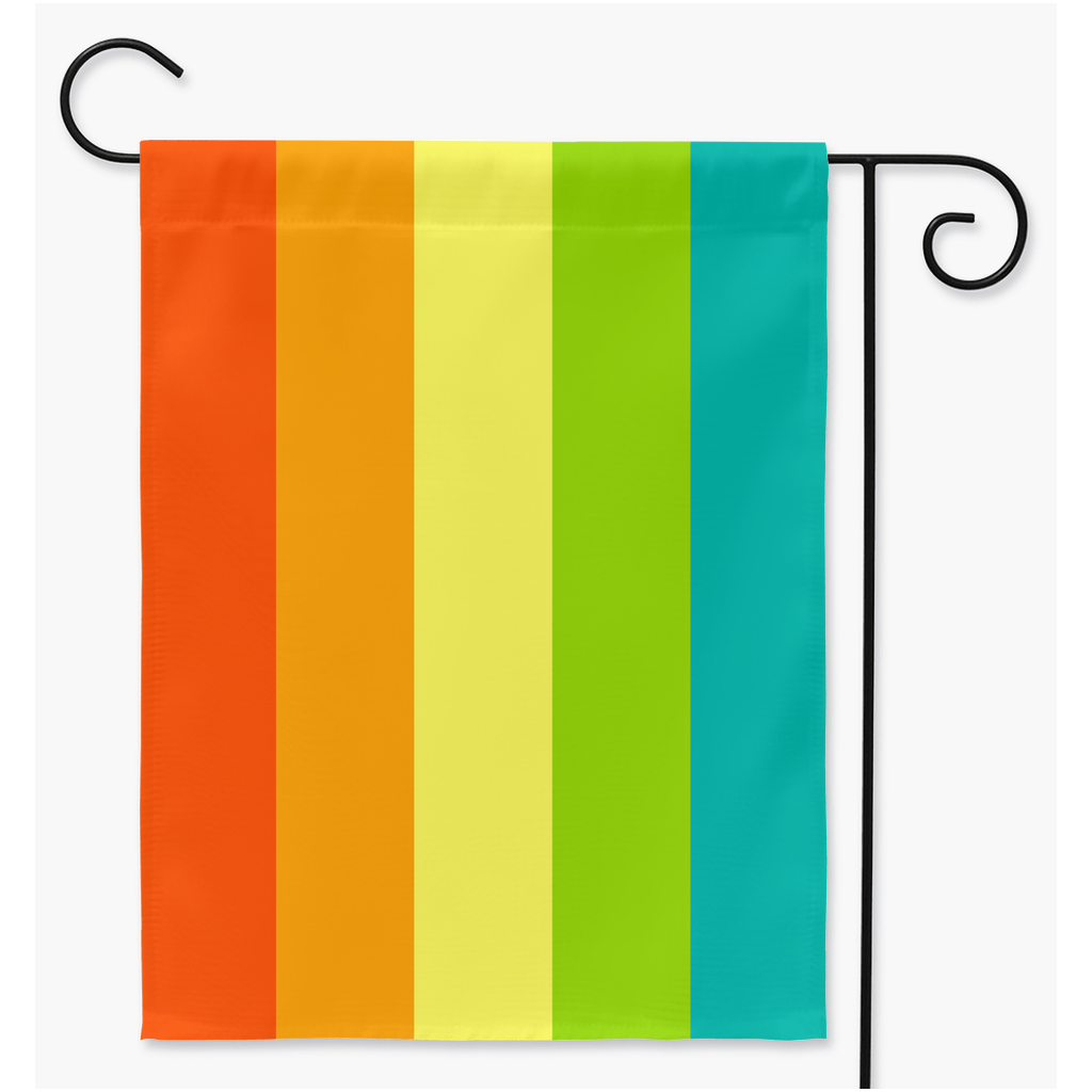 Genderless - V1 Pride Flags  | Single Or Double-Sided | 2 Sizes | Gender Identity and Presentation