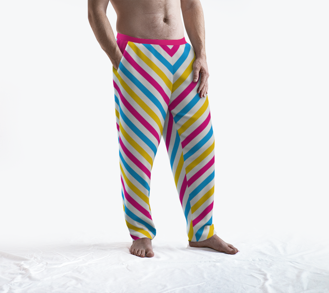 Pansexual Barber Striped Lounge Pants