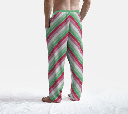 Abrosexual Candy Striped Lounge Pants