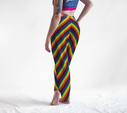 Philly Rainbow Candy Striped Lounge Pants