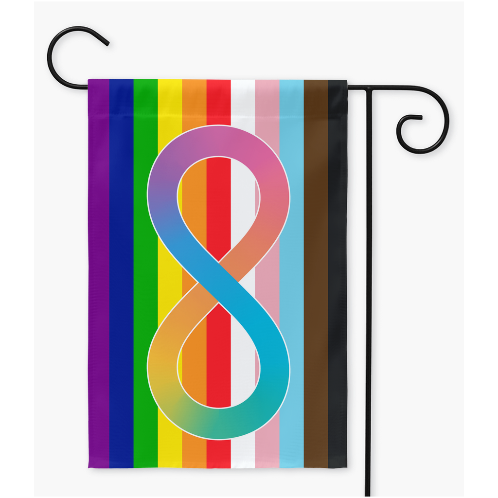 Neurodiversity - V2 Yard Garden Flags | Single Or Double-Sided | 2 Sizes