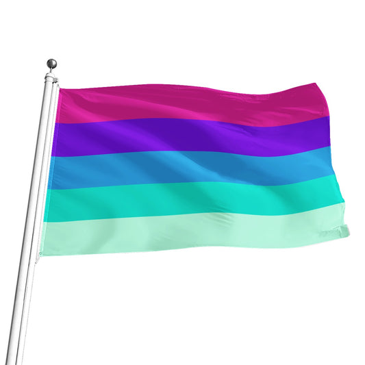 Bi-Gay All-Over Print Flag | 5 Sizes