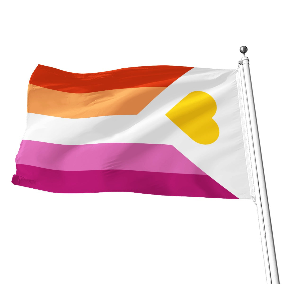 Polyamory - V6 Lesbian All-Over Print Flag | 5 Sizes