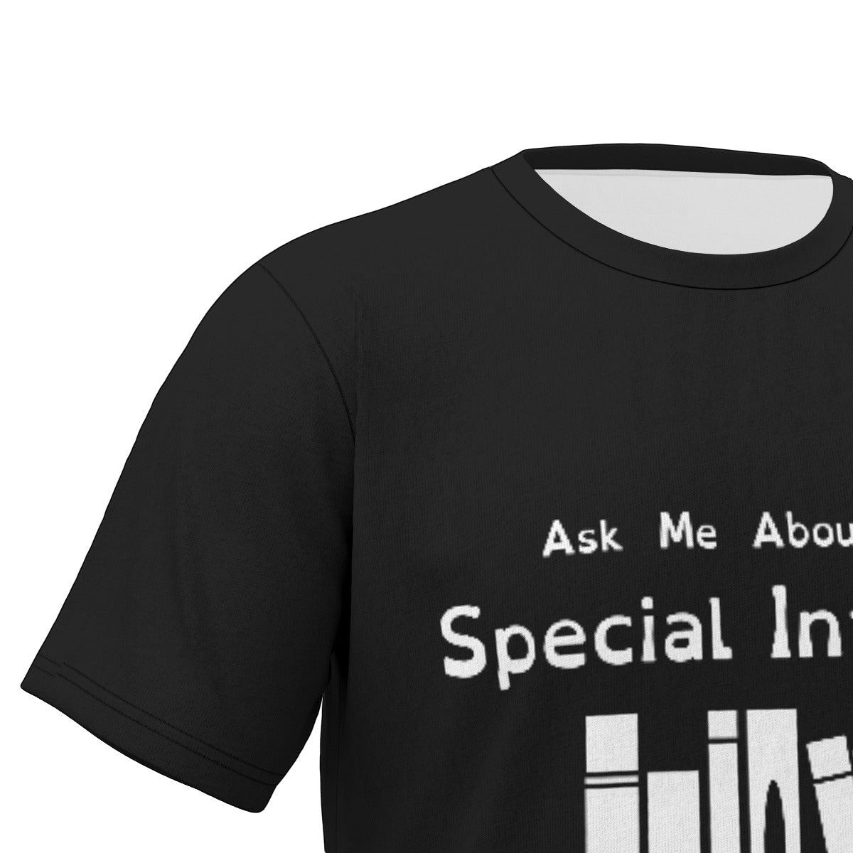 "Ask Me About My Special Interest" Relaxed Fit O-Neck T-Shirt | Choose Your Icon and Colourway