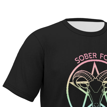 Sober For Satan Relaxed Fit O-Neck T-Shirt | Choose Your Colourway