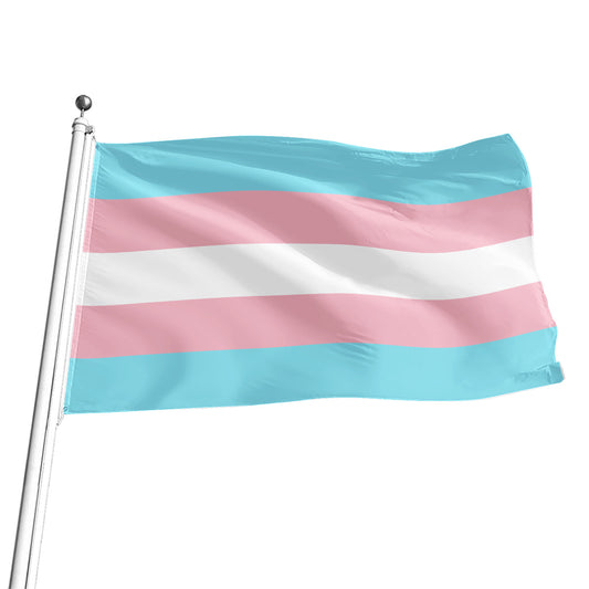 Transgender - V1 All-Over Print Flag | 5 Sizes