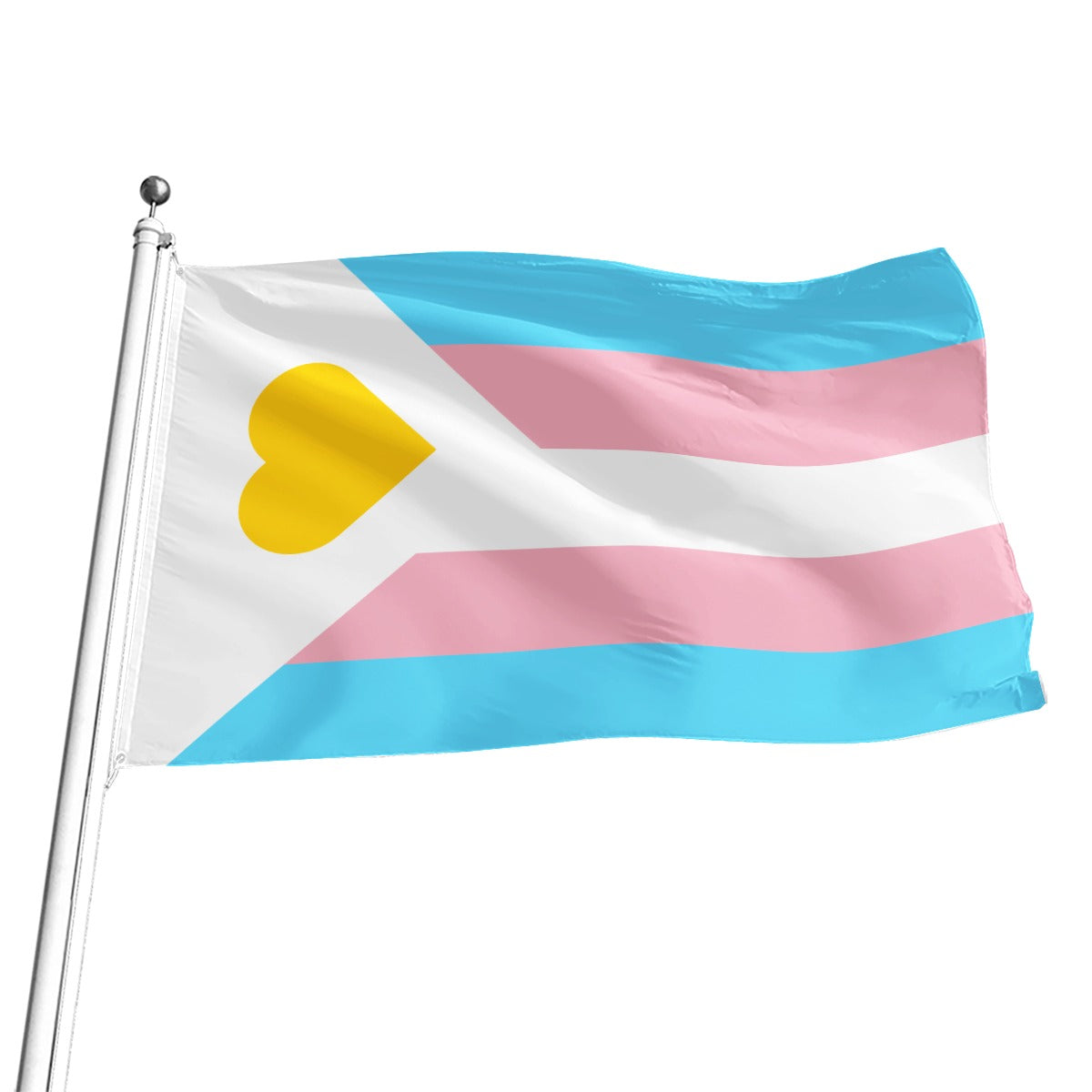 Polyamory - V6 Transgender All-Over Print Flag | 5 Sizes