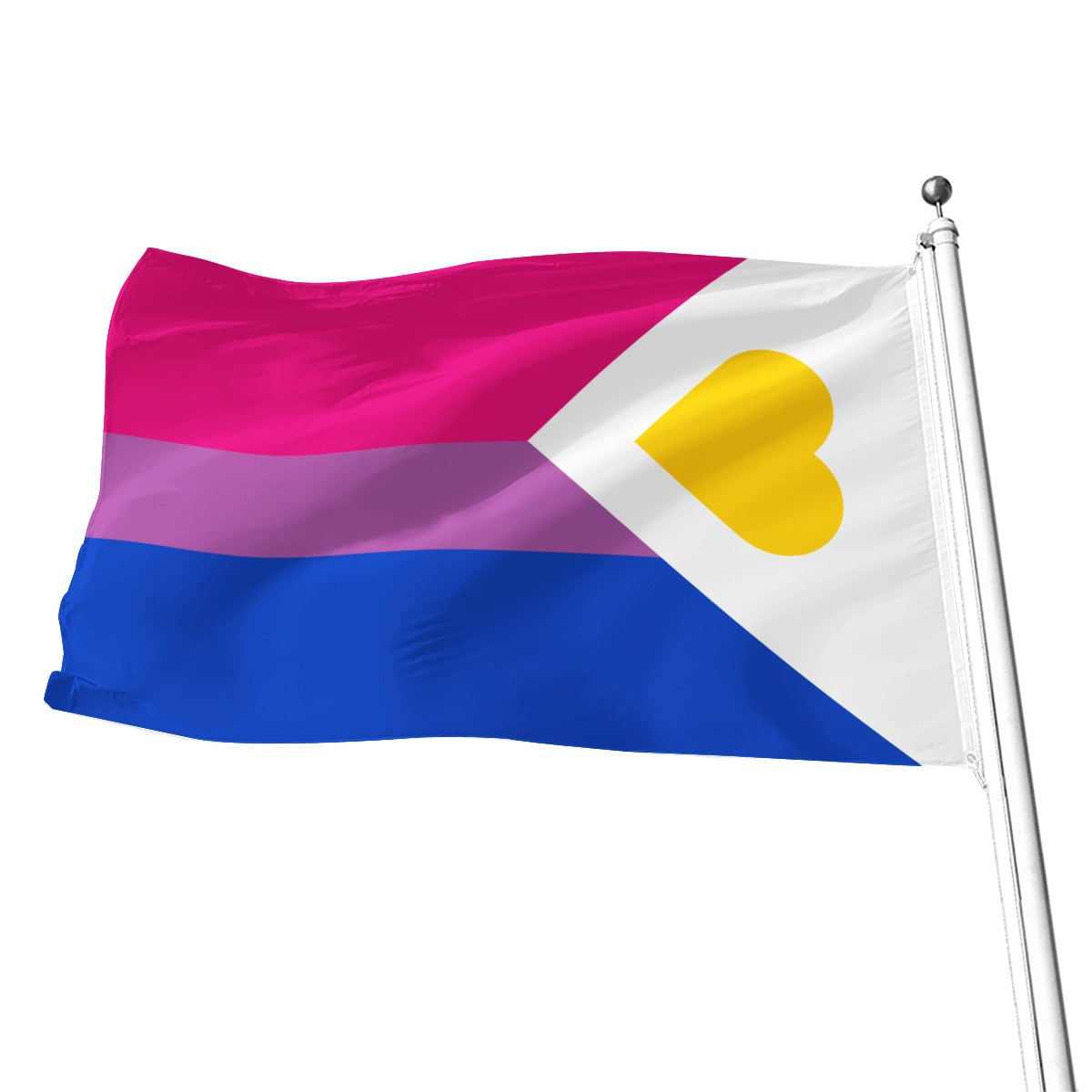 Polyamory - V6 Bisexual All-Over Print Flag | 5 Sizes
