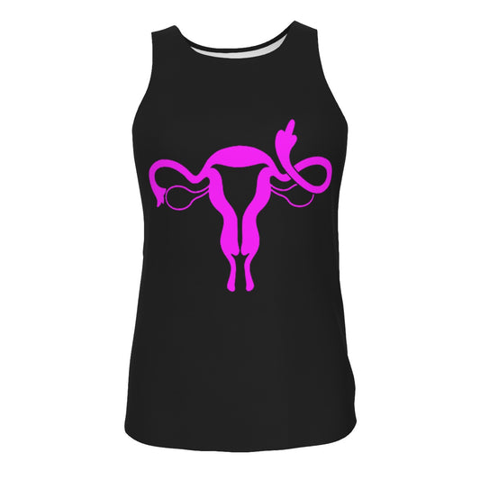 Uterus Middle Finger Relaxed Fit Tank Top
