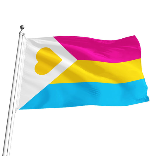 Polyamory - V6 Pansexual All-Over Print Flag | 5 Sizes