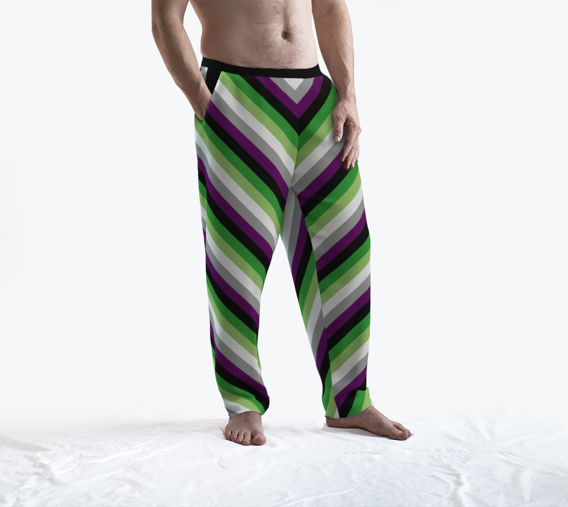 Aroace - V2 Striped Lounge Pants